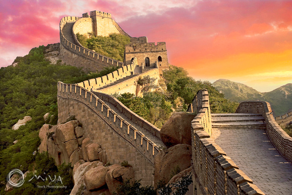 Miva Stock_2292 - China, Badaling, Great Wall, Sunrise