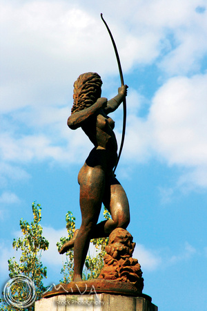 Miva Stock_1381 - Mexico, Mexico City, Diana the Hunter Statue