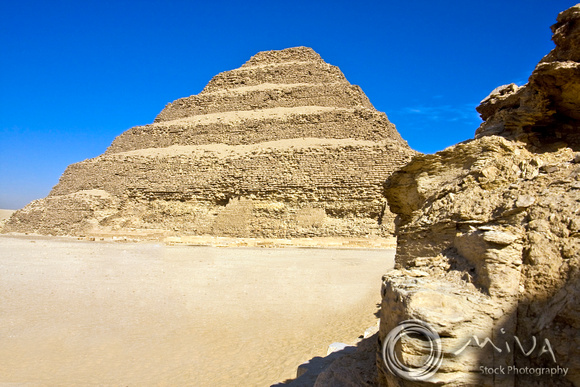 Miva Stock_1630 - Egypt, Saqqara, Djoser's step pyramid