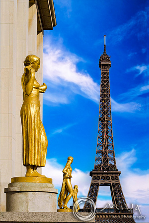 Miva Stock_2656 - France, Paris, Eiffel Tower, Palais de Chaillot