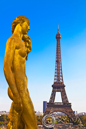 Miva Stock_2657 - France, Paris, Eiffel Tower, Palais de Chaillot