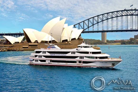 Miva Stock_0985 - Australia, Sydney, Bridge, Opera, boat