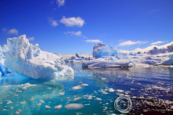 Miva Stock_1152 - Antarctica, Paradise Harbor, Icebergs