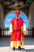 Miva Stock_3664 South Korea, Seoul, Guard at Gyeongbokgung palace