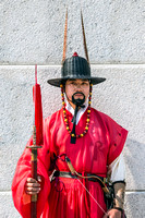 Miva Stock_3666 South Korea, Seoul, Guard at Gyeongbokgung palace
