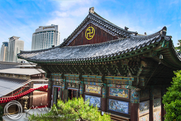 Miva Stock_3652 South Korea, Seoul, Bongeunsa buddhist temple
