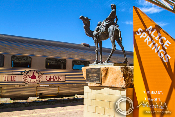 Miva Stock_3441 - Australia, Alice Springs, NT, The Ghan train