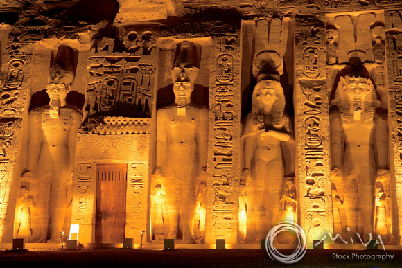 Miva Stock_1328 - Egypt, Abu Simbel, Hathor and Nefertari