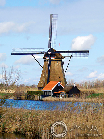 Miva Stock_1336 - Netherlands, Kinderdijk, windmill