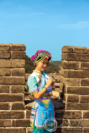Miva Stock_1384 - China, Badaling, Great Wall, local woman