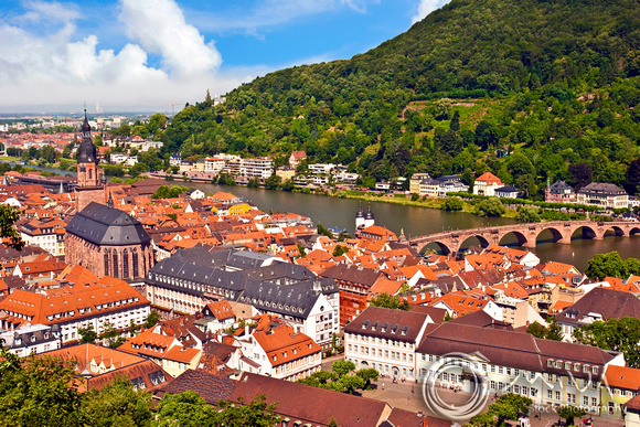 Miva Stock_1493 - Germany, Heidelberg, city and Neckar River