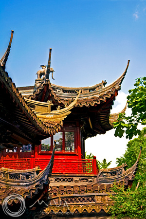 Miva Stock_1666 - China, Shanghai, Pagoda at Yuyuan Garden