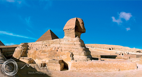 Miva Stock_1714 - Egypt, Cairo, The Sphinx, Great Pyramids