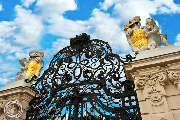 Miva Stock_1746 - Austria, Vienna, Schonbrunn palace gates