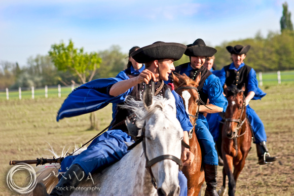 Miva Stock_1795 - Hungary, Kalocsa, Csikos, horse riders