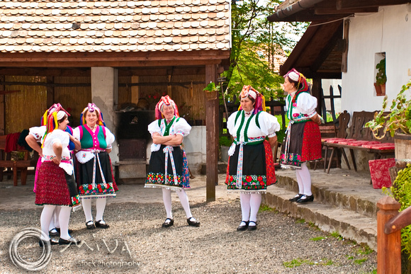 Miva Stock_1819 - Hungary, Holloko, Traditional Women
