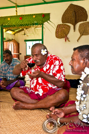 Miva Stock_1909 - Fiji, Navua, Kava tea ceremony
