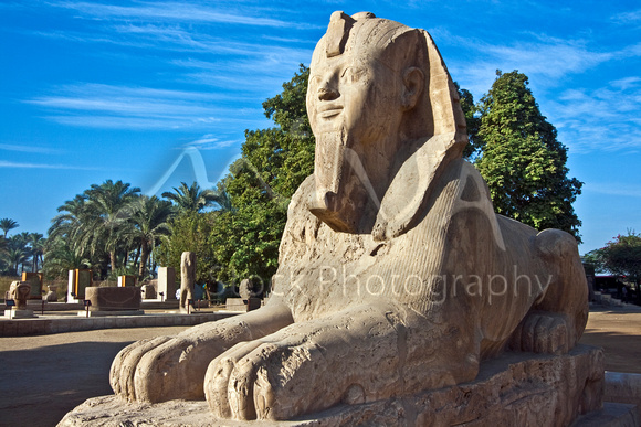 Miva Stock_1962 - Egypt, Memphis, Alabaster Sphinx