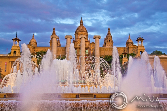 Miva Stock_2018 - Spain, Barcelona, Font Magica, Magic Fountain