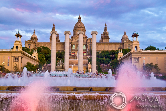 Miva Stock_2019 - Spain, Barcelona, Font Magica, Magic Fountain