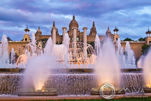 Miva Stock_2020 - Spain, Barcelona, Font Magica, Magic Fountain