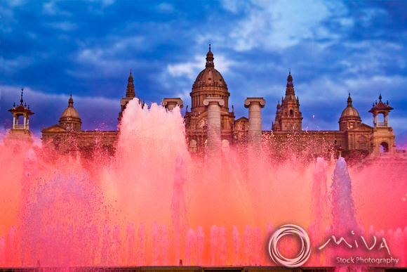 Miva Stock_2022 - Spain, Barcelona, Font Magica, Magic Fountain
