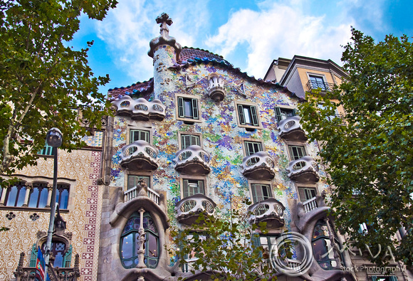 Miva Stock_2079 - Spain, Barcelona, Casa Batllo, Antonio Gaudi