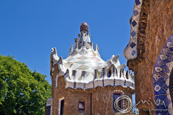 Miva Stock_2114 - Spain, Barcelona, Guell Park, Antonio Gaudi
