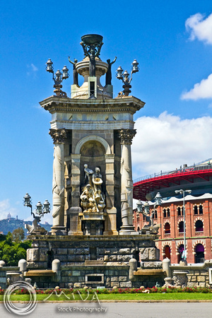 Miva Stock_2125 - Spain, Barcelona, Monumental Fountain