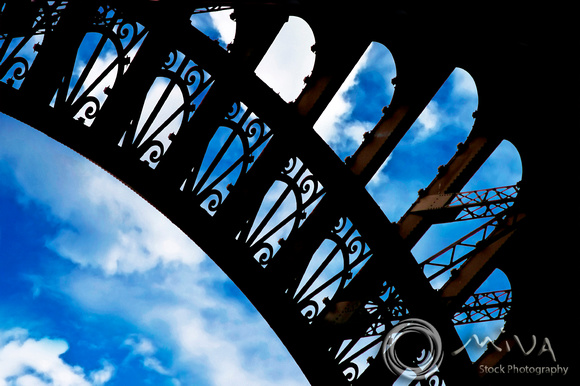 Miva Stock_2271 - France, Paris, Detail of Eiffel Tower