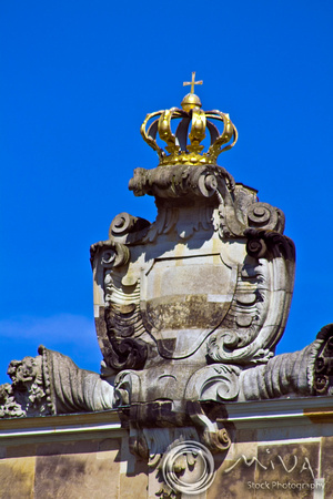 Miva Stock_2289 - Germany, Potsdam, royal crest, Sans Souci Park