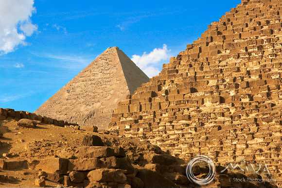 Miva Stock_2367 - Egypt, Cairo, Giza, View of the Great Pyramids