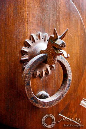 Miva Stock_2471 - Italy, Florence, dragon, door knocker