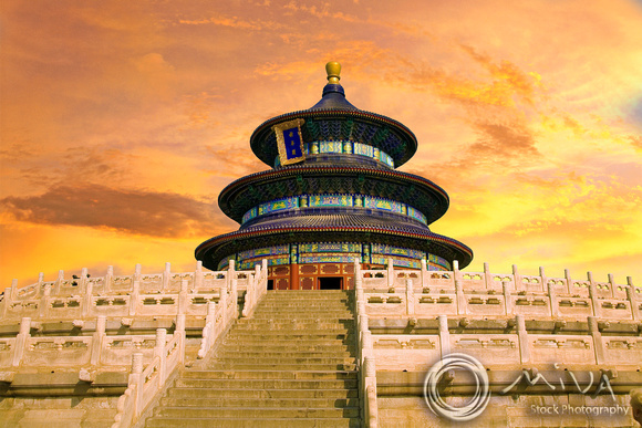 Miva Stock_2598 - China, Beijing, Temple of Heaven, sunset