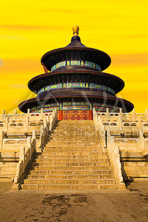 Miva Stock_2611 - China, Beijing, Temple of Heaven, sunset