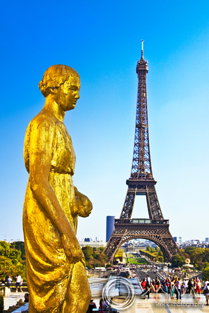 Miva Stock_2663 - France, Paris, Eiffel Tower, Palais de Chaillot