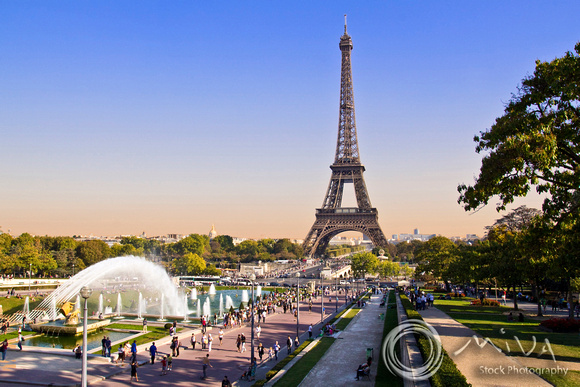 Miva Stock_2664 - France, Paris, Eiffel Tower, Palais de Chaillot