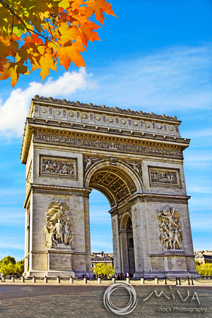Miva Stock_2720 - France, Paris, Arc de Triomphe