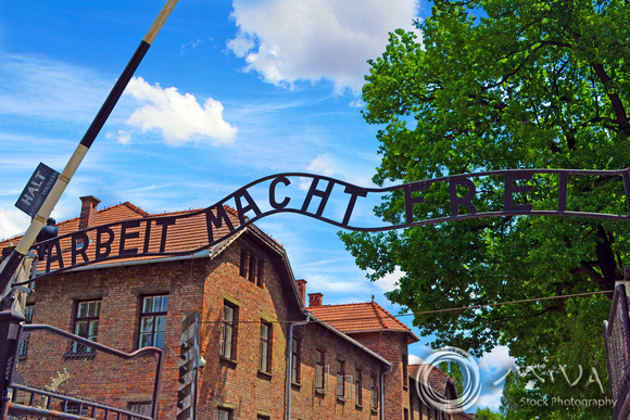 Miva Stock_2827 - Poland, Auschwitz, Work will set you free