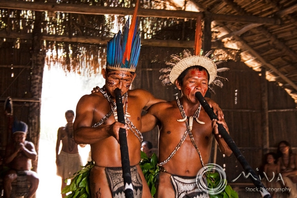 Miva Stock_3069 - Peru, Iquitos, Yagua Tribesmen