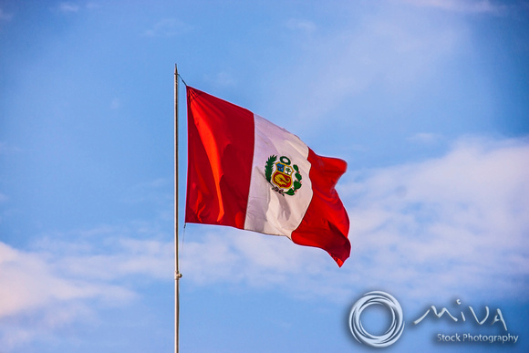 Miva Stock_3123 - Peru, Lima, National flag