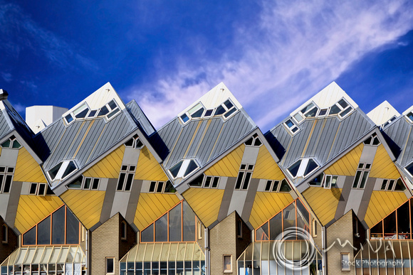 Miva Stock_3149 - Netherlands, Rotterdam, cube houses
