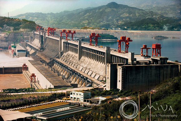 Miva Stock_0804 - China, Sandouping, Three Gorges Dam