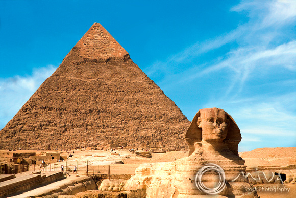 Miva Stock_0835 - Egypt, Cairo, The Sphinx, Pyramid