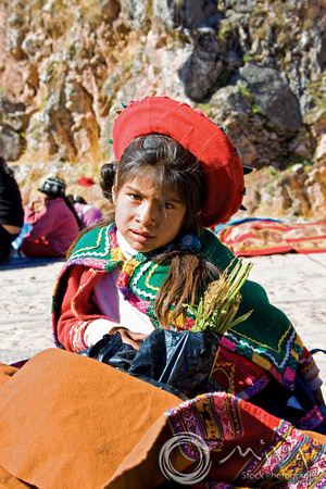 Miva Stock_0902 - Peru, Cusco, girl at market