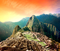 Miva Stock_0928 - Peru, Machu Picchu, Sacred Valley, Sunset