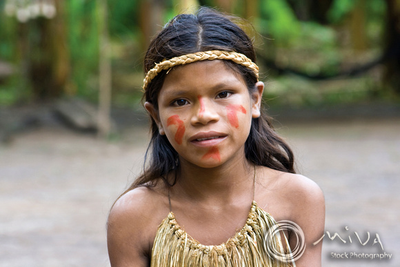 Miva Stock_1178 - Peru, Iquitos, tribal girl