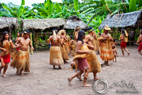 Miva Stock_1223 - Peru, Iquitos, tribal dance