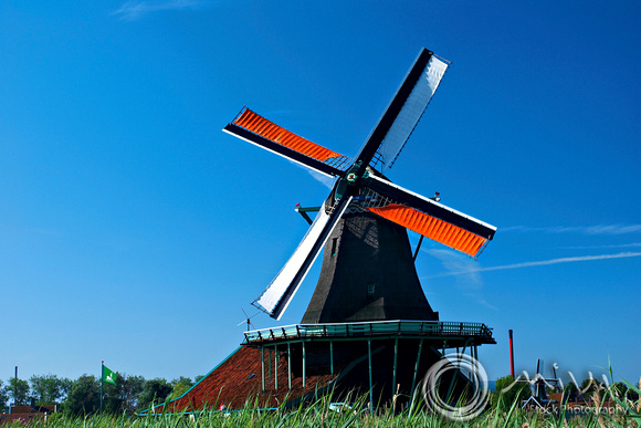 Miva Stock_1248 - Netherlands, Zaanse Schans, windmill