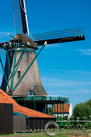 Miva Stock_1254 - Netherlands, Zaanse Schans, windmill